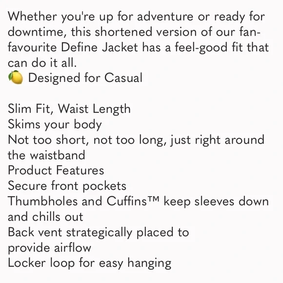 Lululemon Define Cropped Nulu Jacket - Picture 8 of 16